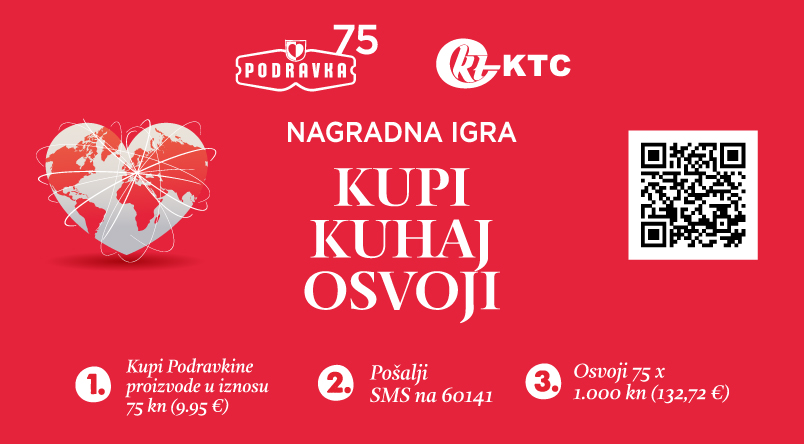 Nagradna igra “Podravka i KTC nagrađuju”
